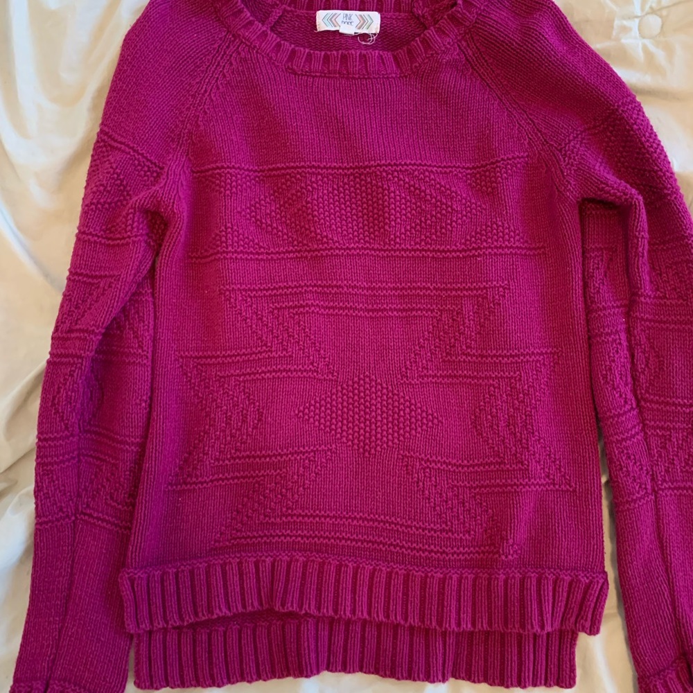 Pink sweater